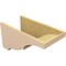 Ekena Millwork 12"W x 24"D x 12"H Wide Asheboro Rough Cedar Woodgrain TimberThane Corbel, Primed Tan CORUR12X24X12ASHRCPR - alternate 3